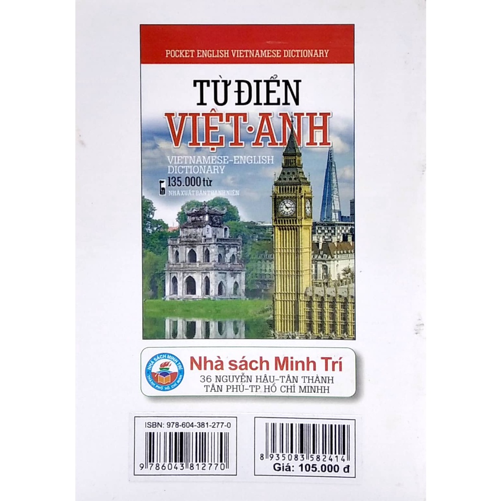 Sách Từ Điển Việt Anh 135.000 Từ