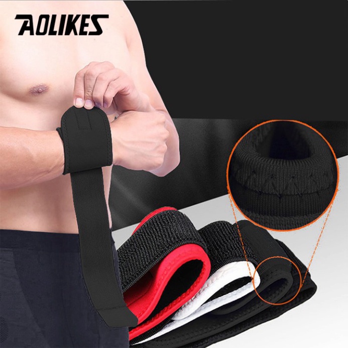Đai cuốn cổ tay thể dục thể thao, tập tạ Aolikes AL 7936