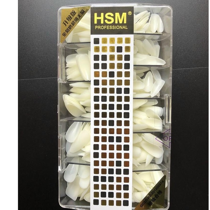 Móng úp nhám HSM các phom : thang , vuông , nhọn dài , nhon bầu