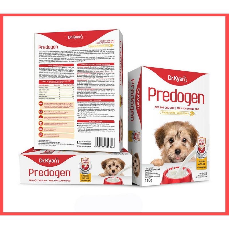 sữa bột cho chó dr.kyan predogen hộp 110g