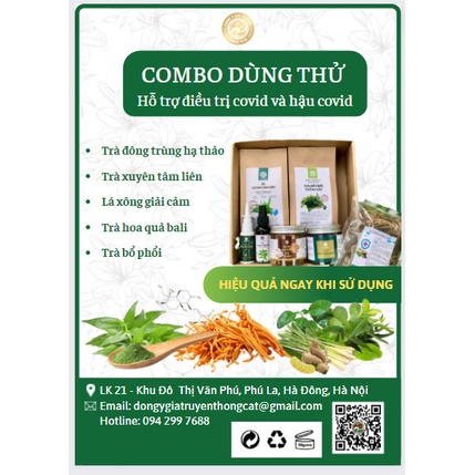 Combo tăng cường sức khỏe mùa dịch mini Thông Cát - Tăng hệ miễn dịch, tăng sức đề kháng, bồi bổ sức khỏe (dùng thử)