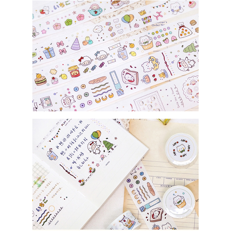 Annami Masking Tape Lovely Bear Washi Tape DIY Scrapbooking Decor Stationery