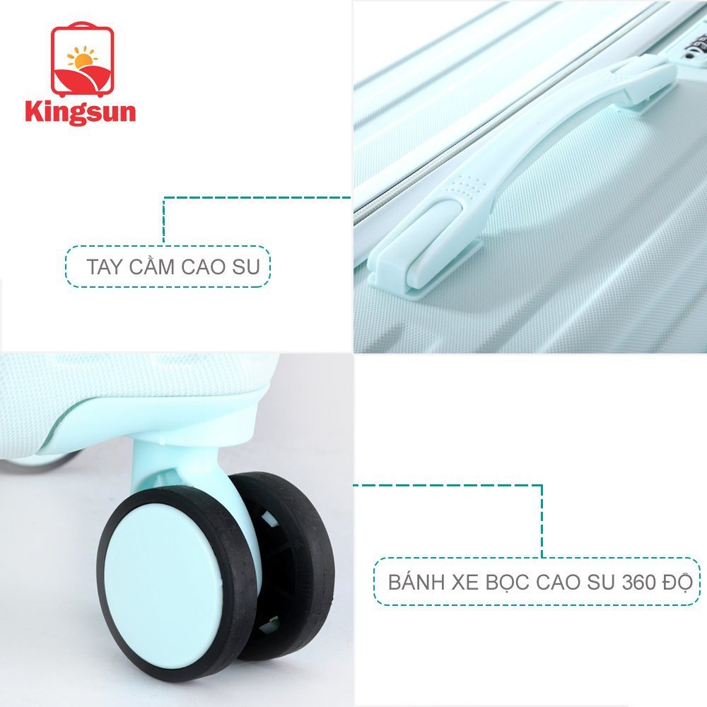 Vali du lịch Kingsun vali kéo cao cấp bảo hành chính hãng 5 năm KS219