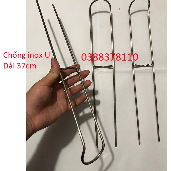 Chống Cần Câu Cá, Chống Inox U, Chống Cần Lăng Xê