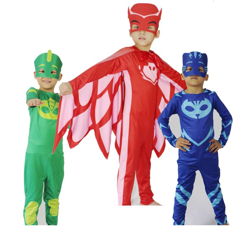 Noble Kids PJ Trang phục hóa trang Halloween Owlette Gekko