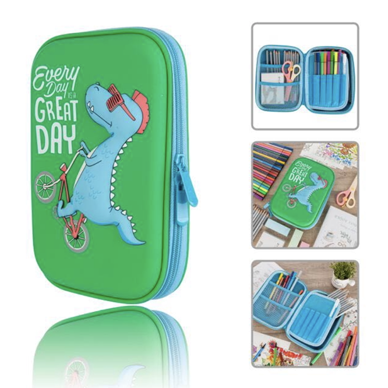 3d Túi đựng bút hộp bút vải to nhựa Bóp Viết Cho Học Sinh Eva
