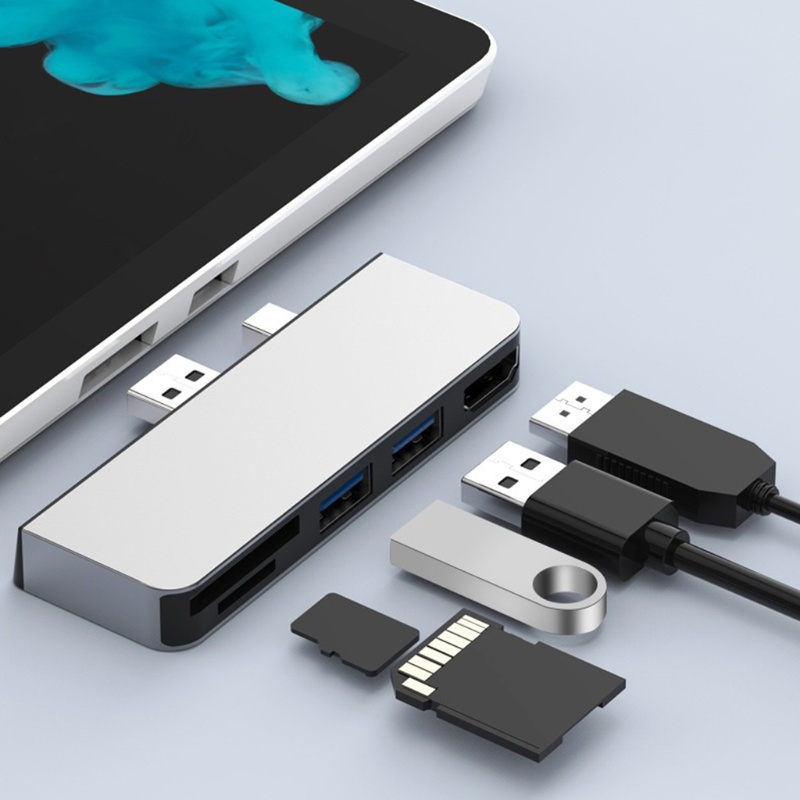 Bộ Chia Cổng Hdmi Usb 3.0 Cho Surface Pro 4 / 5 / 6 Sang Usb 3.0 Hub