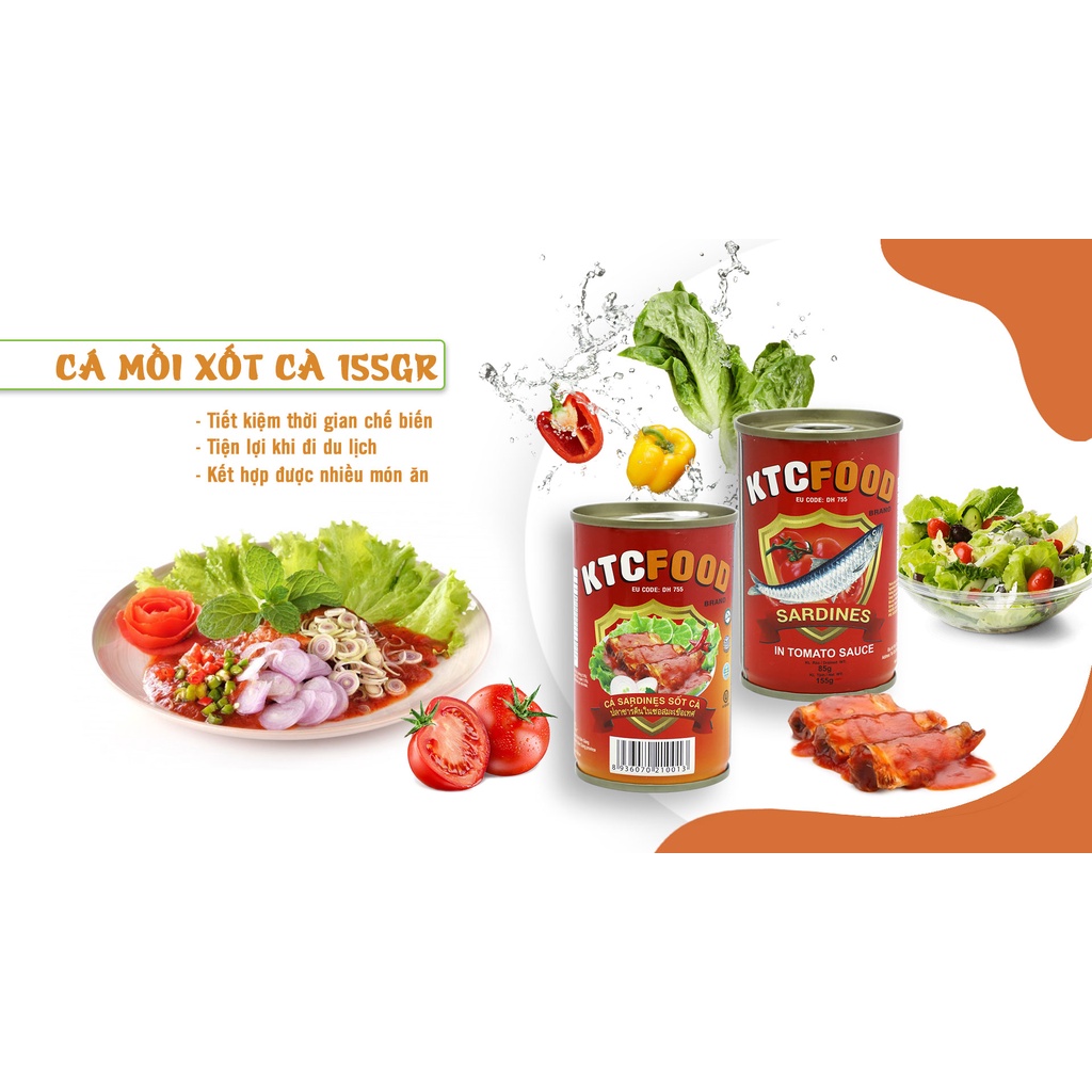 HỘP CÁ MÒI XUẤT KHẨU KTC FOOD