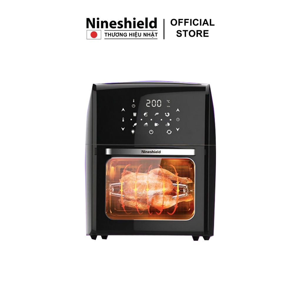 Nồi chiên không dầu Nineshield KB-1200, công suất 1800W, dung tích 12.5L