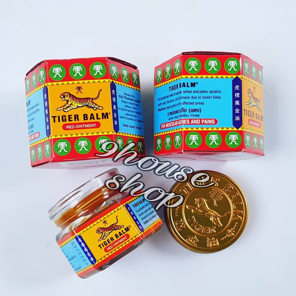 Dầu Cù Là Con Hổ Đỏ Tiger Balm Thái Lan (19,4gram) - 9housevn