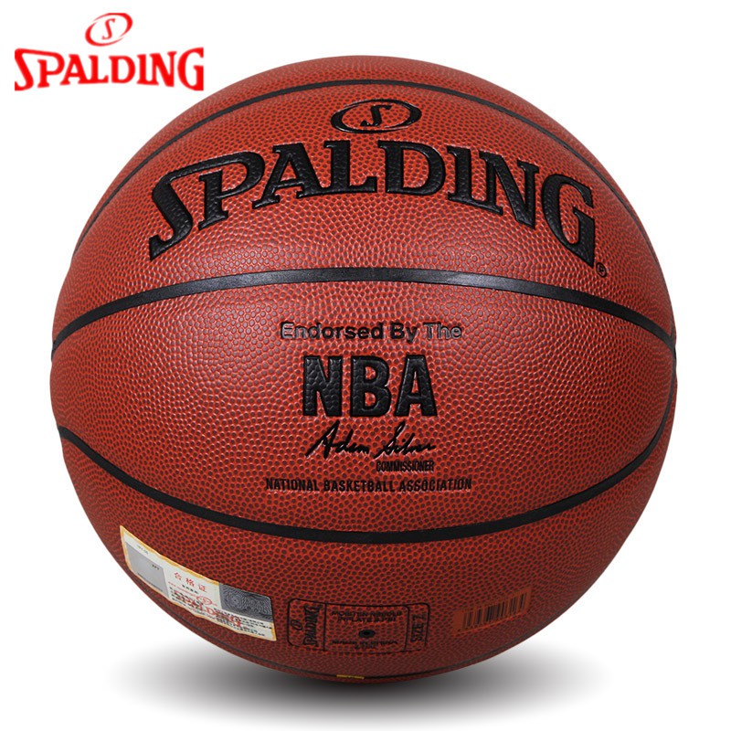 Quả bóng rổ Spalding 74-602Y NBA chính hãng kích cỡ số 7 cao cấp chống mài mòn