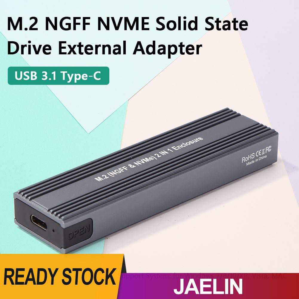 Ổ Cứng Ngoài Jae Usb 3.1 Type-C Ssd 10gbps M.2 Ngff Nvme