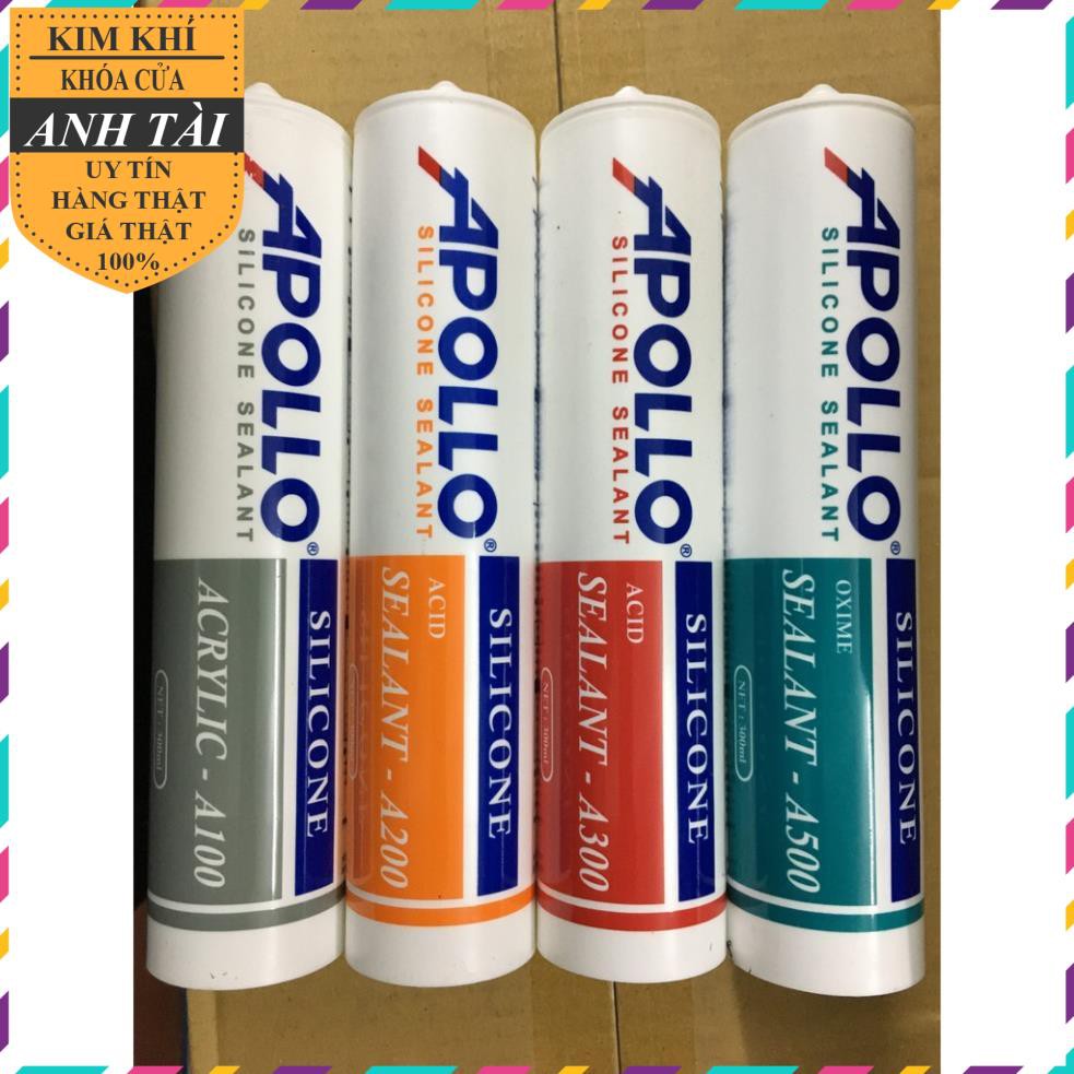 Keo silicon APOLLO - Keo kính - Keo bê tông