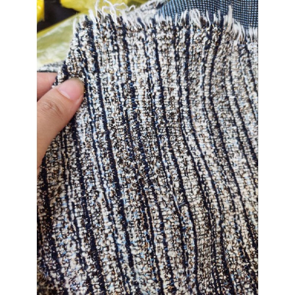 Vải dạ tweed dư hãng