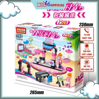 Đồ chơi thông minh, Đồ chơi lego Friend KID6 cho bé gái trên 130 chi tiết kích thước 26,5*4,5*23cm