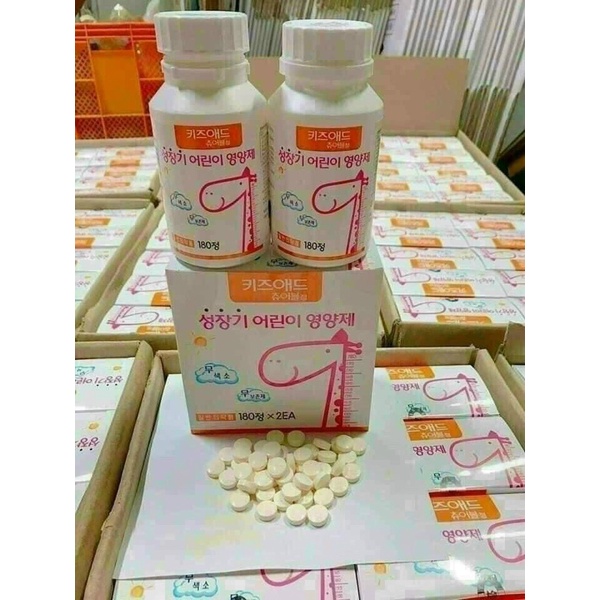 Viên uống dinh dưỡng tăng chiều cao Hàn Quốc hươu cao cổ 180 viên