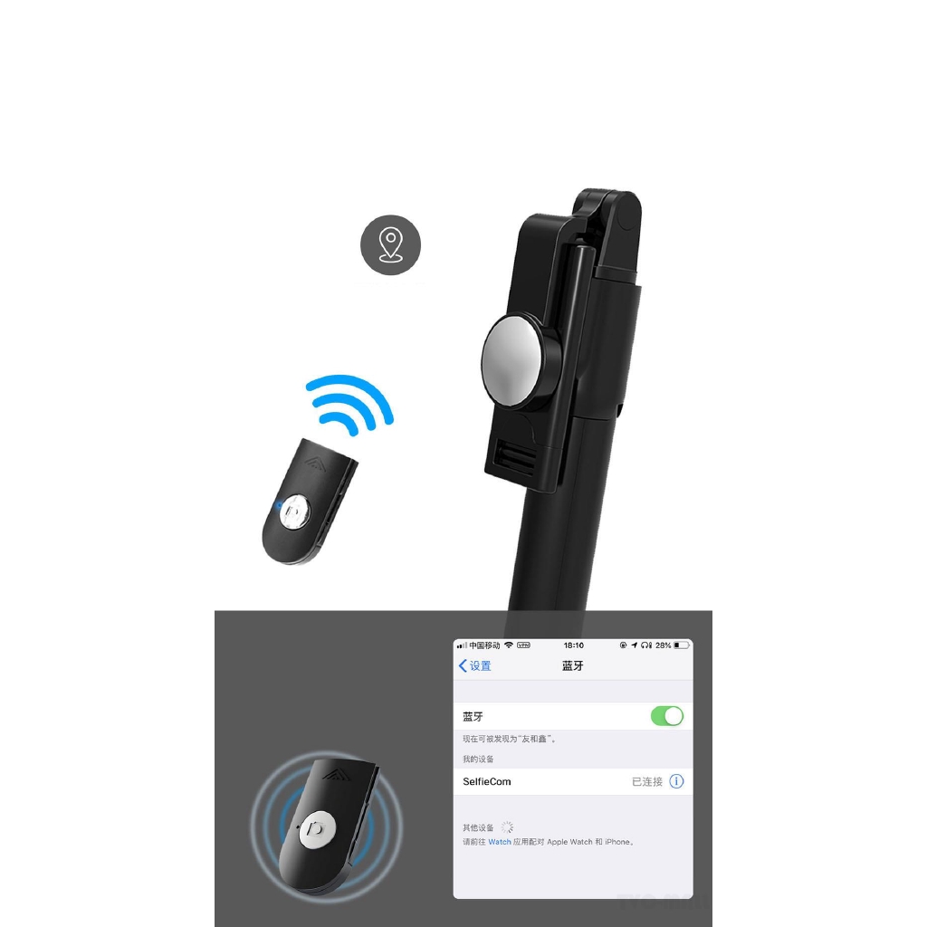 Chân Tripod Selfieshow K10 Kết Nối Bluetooth Điều Khiển Từ Xa | BigBuy360 - bigbuy360.vn