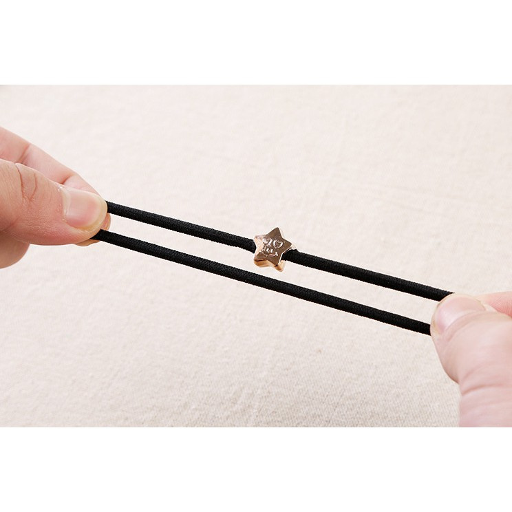 Dây Thun Cột Tóc Đơn Giản Cho Bạn Nữ