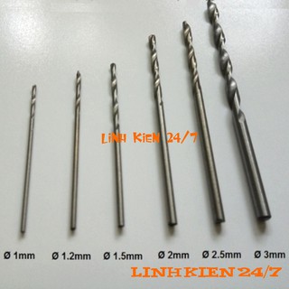 BỘ MŨI KHOAN 1MM-3MM
