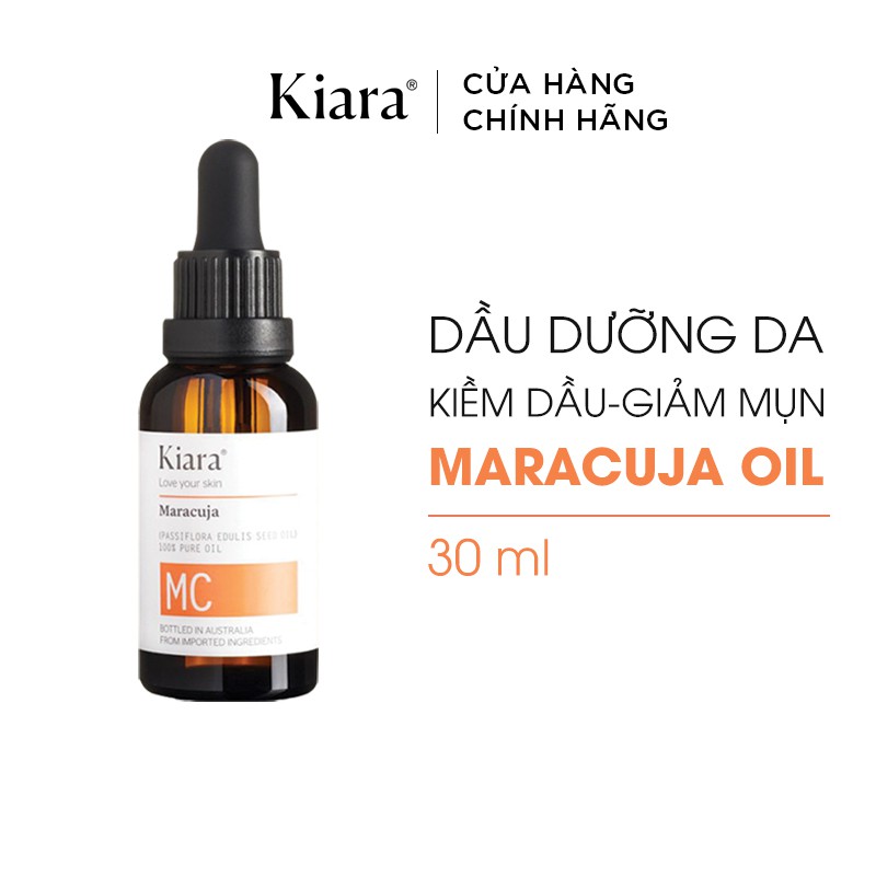 (Deal) Dầu dưỡng ẩm giảm mụn kiềm dầu Kiara Maracuja Oil 30ml