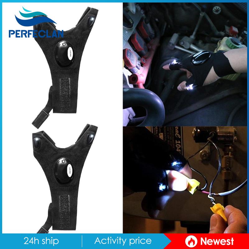 Găng Tay Đèn LED Ban Đêm Đeo Ngón Tay