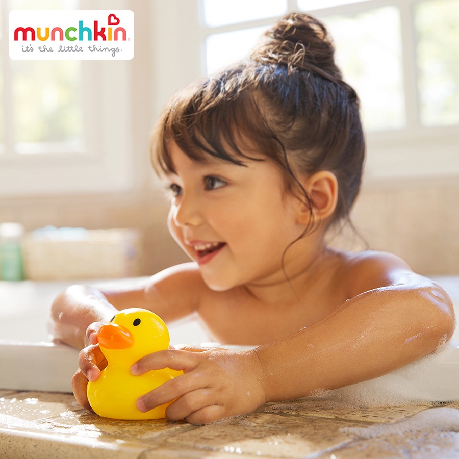 Vịt vàng báo nóng Munchkin cảm biến nóng thông minh nhiệt kế đo nước tắm đồ chơi cho bé MK01 Homedy Kids