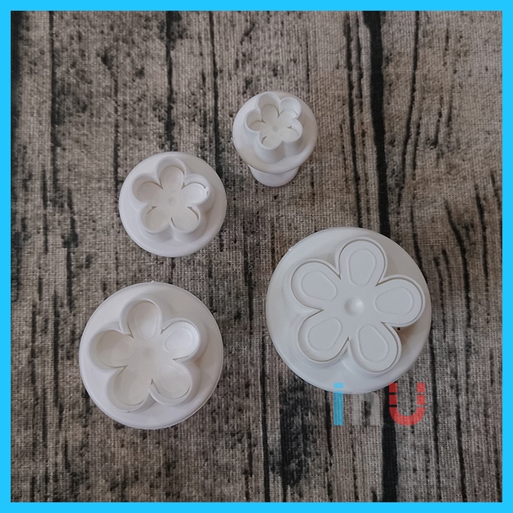 HCM - khuôn cutter hình Hoa nhiều mẫu hoa mai, đào, cúc, hướng dương... làm bánh quy, cookies, nhấn fondant trang trí