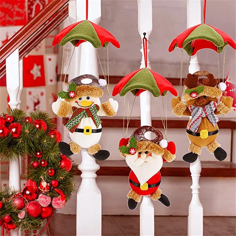 Phụ kiện treo trang trí cây thông noel hình cây dù dễ thương