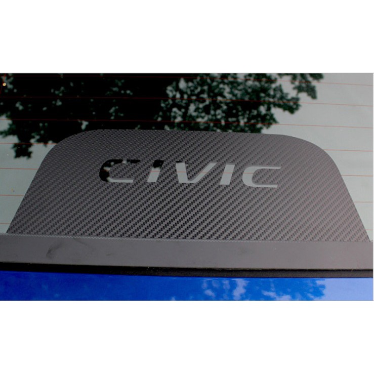 Tem decal carbon 3D dán đèn phanh kính sau xe ô tô Civic