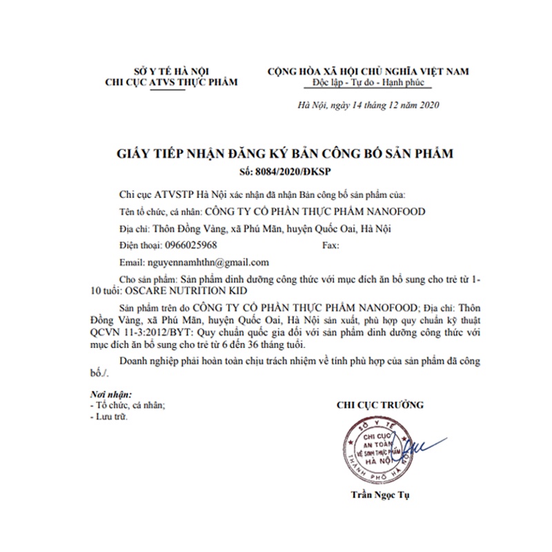 Sữa Bột OSCARE Nutrition Kid Giúp Tăng Chiều Cao Vượt Trội Cho Bé 400g-900g/Hộp