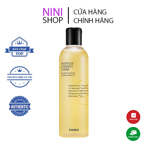 Nước Cân Bằng Phục Hồi Da, Chống Lão Hóa Cosrx Propolis Synergy Toner 150ml - NiNiShop