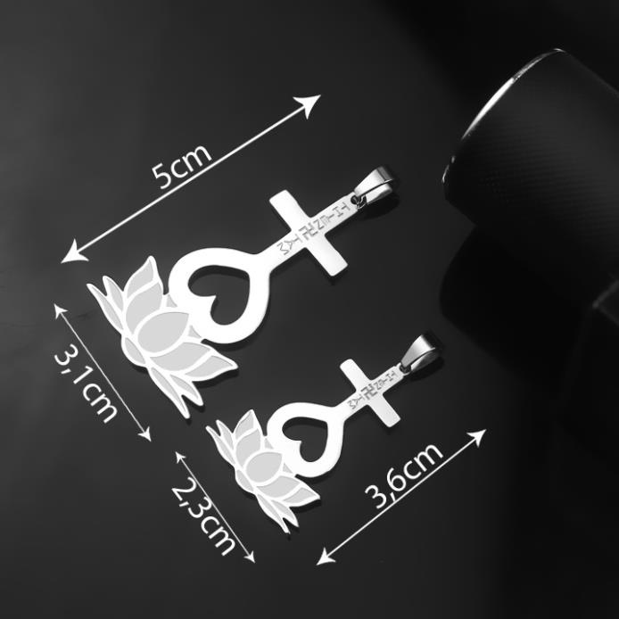 Mặt dây chuyền thiên tâm đế hoa sen màu trắng sáng đẹp, không đen đem lại bình an may mắn cho người đeo