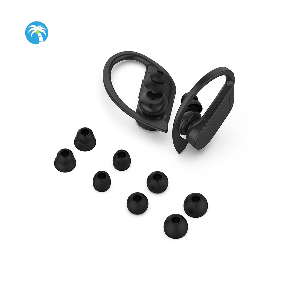 Set 8 Nút Tai Nghe Nhét Tai Bằng Silicon Mềm Cho Powerbeats Pro / 3