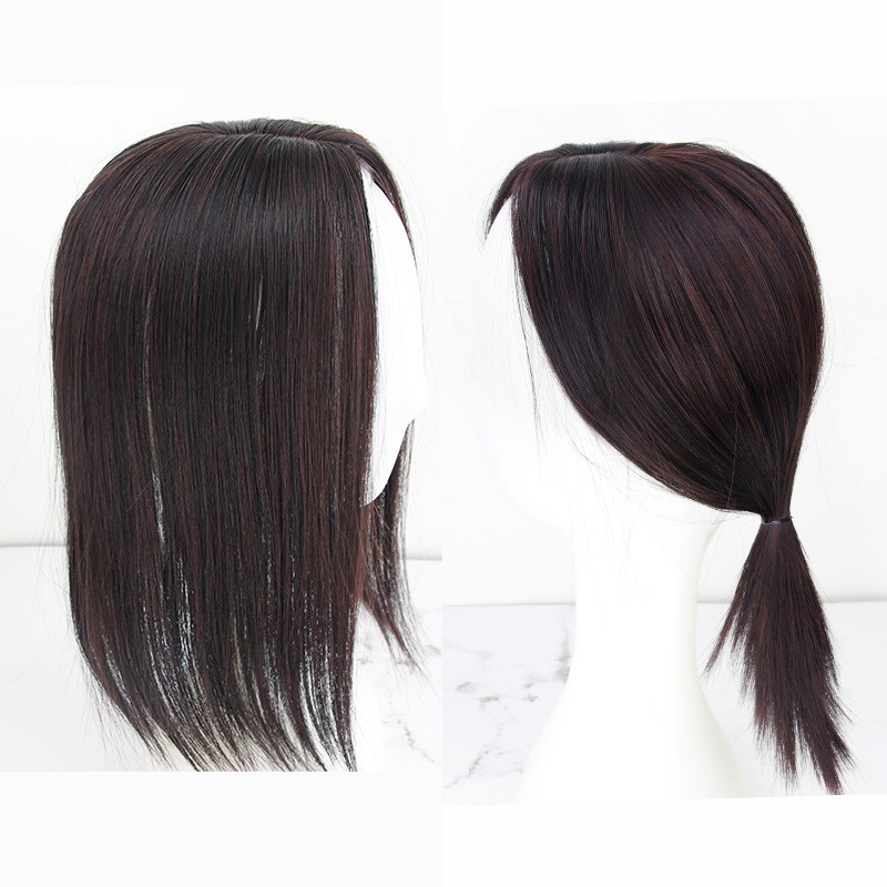 Tóc giả kẹp hói 😍FREESHIP😍 Tóc dán hói 2 mái XFK01