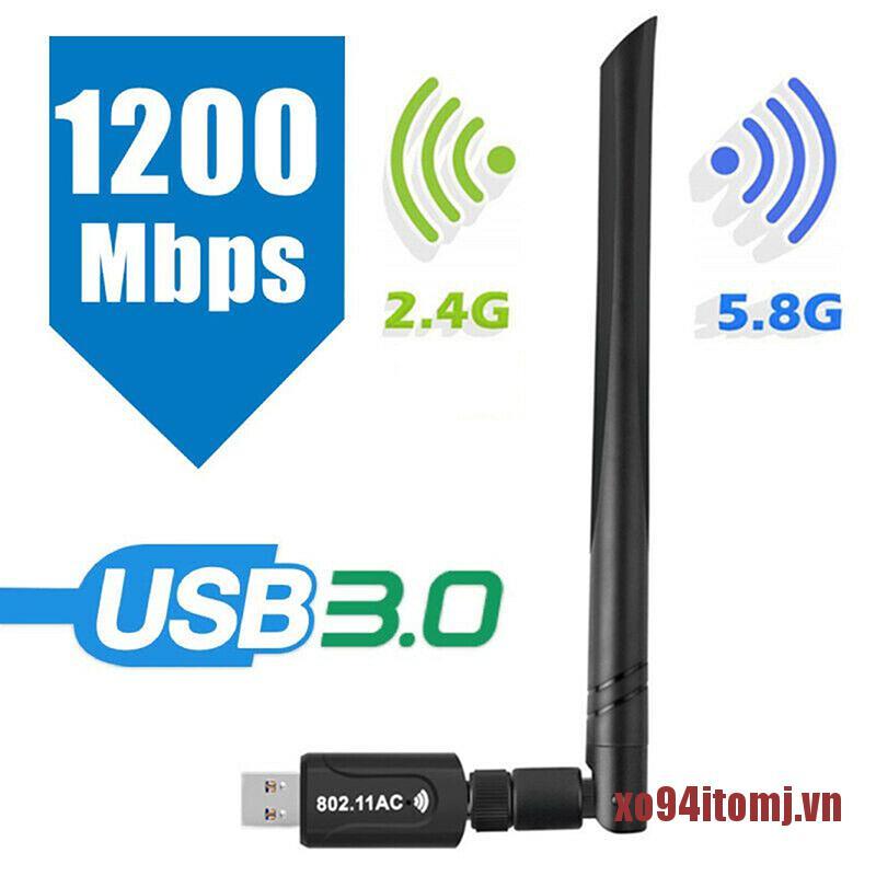 Usb Wifi Xmj 1200mbps 2.4g / 5g Antenna 802.11