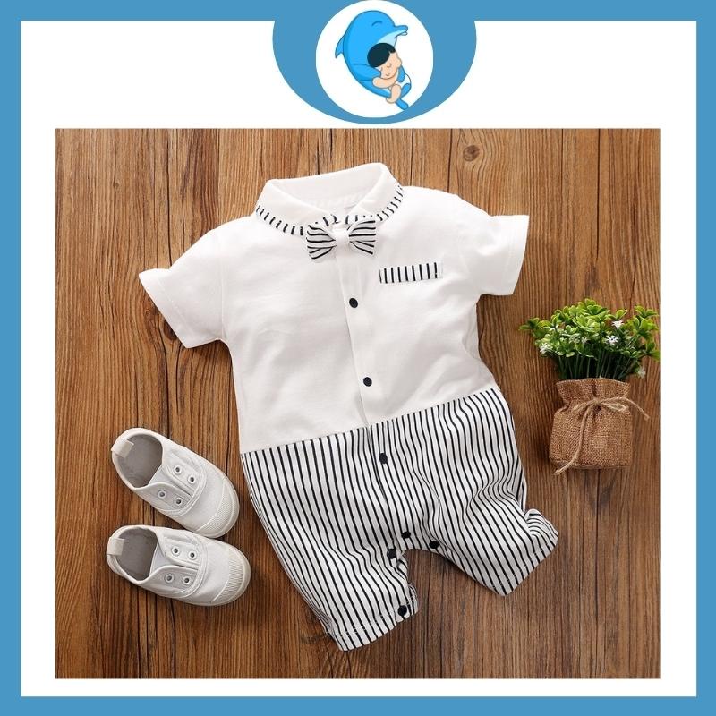 Bộ body công tử, bodysuit đùi DOBKIDS cho bé trai mặc diện tết, chụp ảnh, đi chơi cực xinh hàng quảng châu loại 1