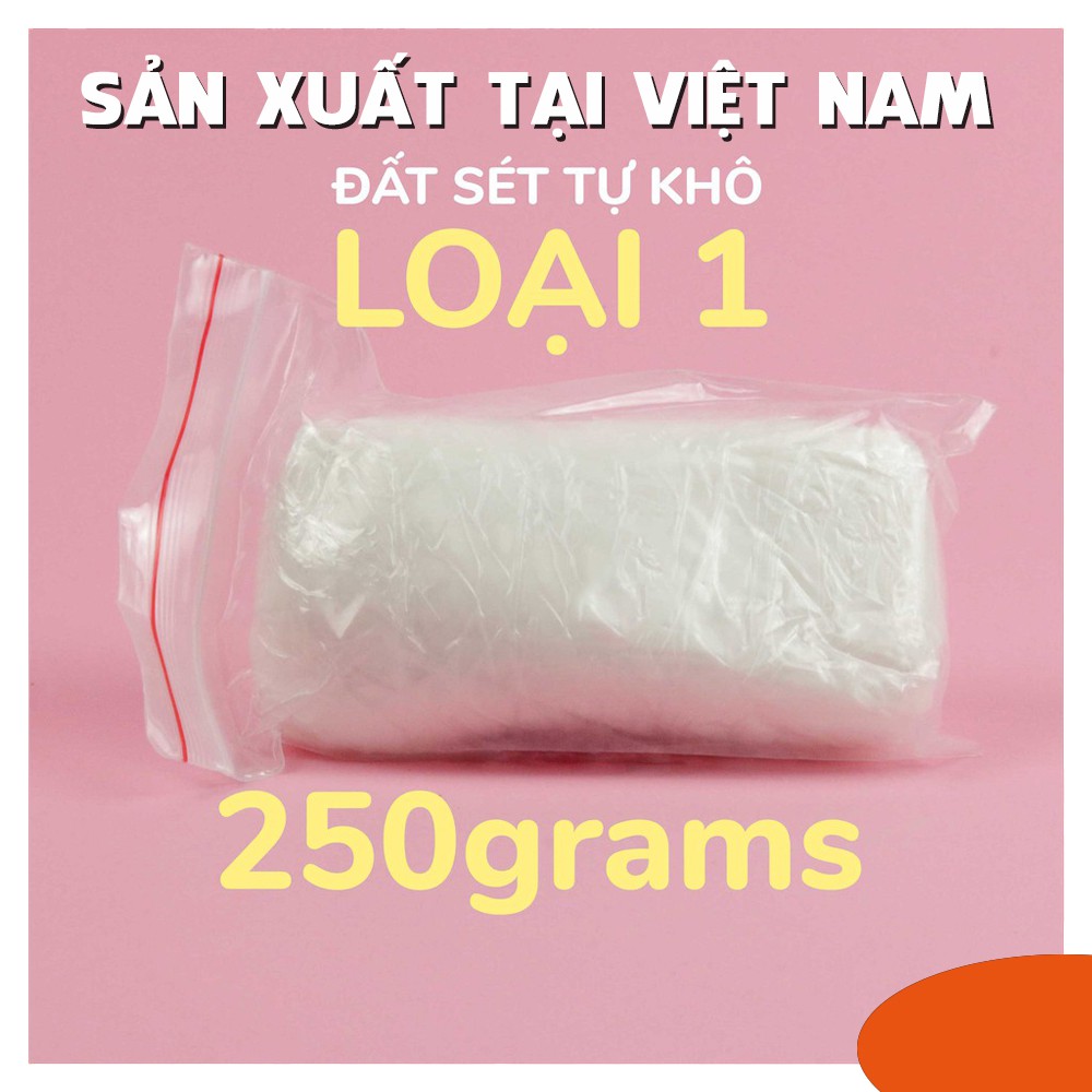 250gr Đất Sét Nặn Tự Khô, Đất Sét Nhật Loại 1 Hàng Việt Nam