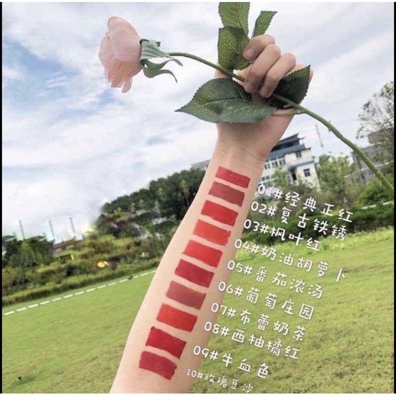 SET SON LIPGLOSS WETN 10 CÂY NỘI ĐỊA TRUNG🌸 | BigBuy360 - bigbuy360.vn