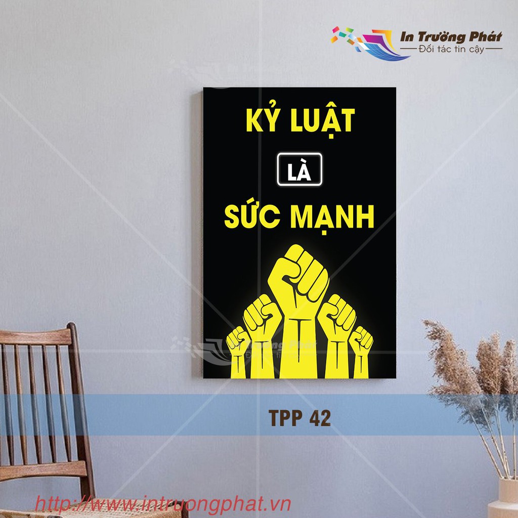 Tranh canvas treo tường tạo động lực, tranh canvas slogan hay trang trí văn phòng