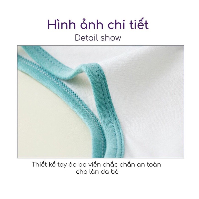 Bộ Ba Lỗ Cho Bé Trai Từ 1 Đến 8 Tuổi Chất Cotton Mỏng Thoáng Mát Hình In Dễ Thương