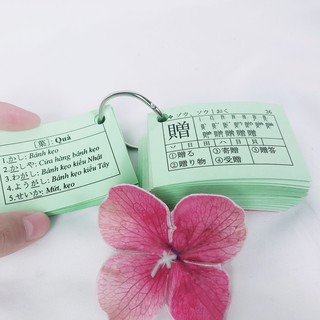 Flashcard Kanji N2 - thẻ học Hán tự tiếng Nhật