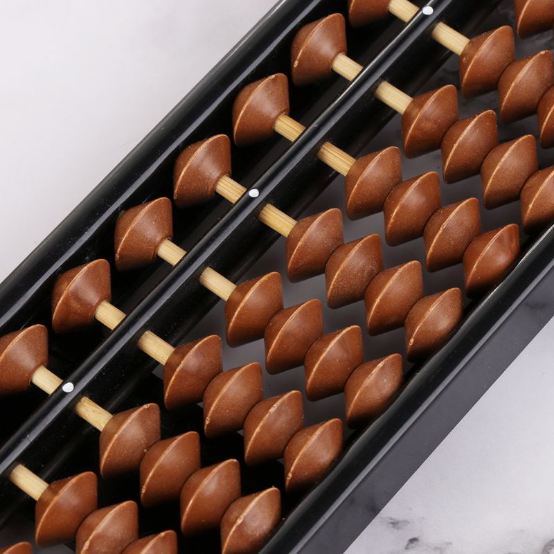 GODD  Portable Chinese 23 Digits Column Abacus Arithmetic Soroban Calculating Counting Math Learning Tool for Children