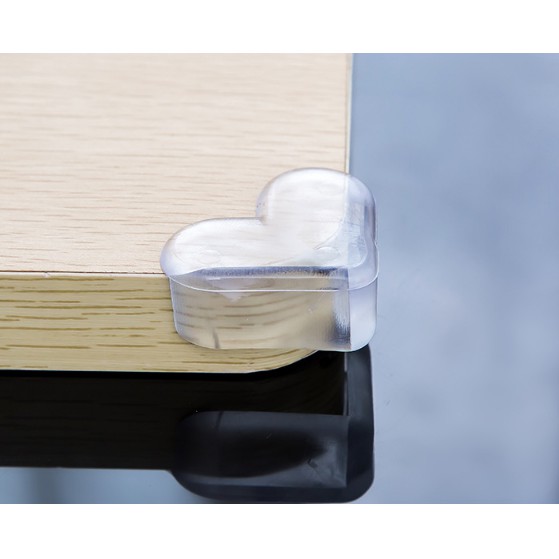 Miếng bịt góc bàn, bọc cạnh bàn silicon dai mềm đàn hồi, chống va đập, bảo vệ an toàn cho bé