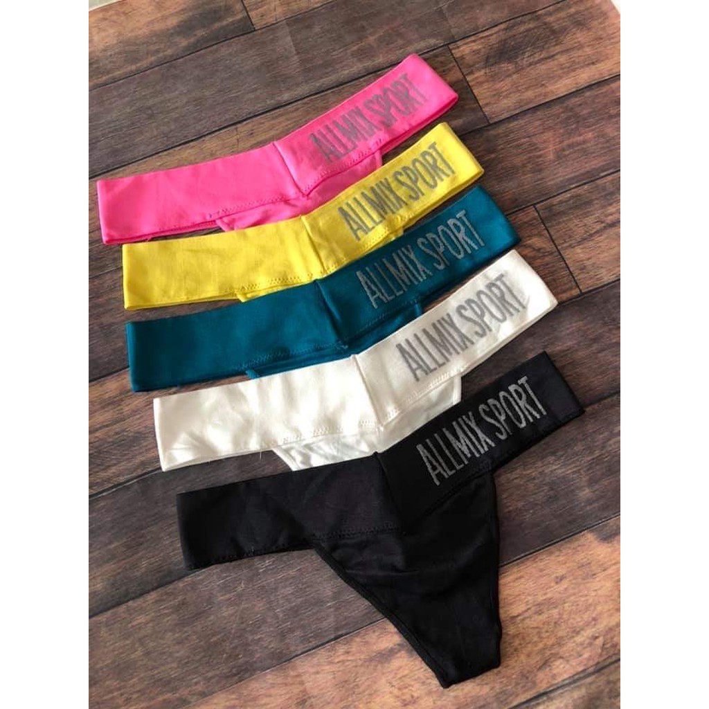 COMBO 5 QUẦN LỌT KHE ALLMIX SPORT SẮC MÀU 9818
