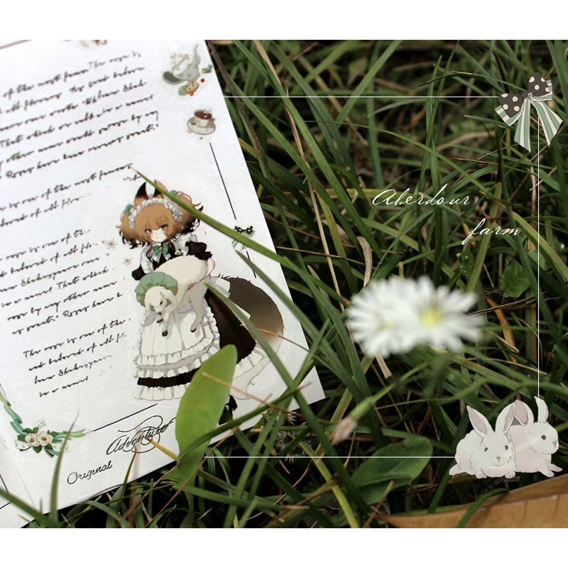 Của hãng MOOD TAPE họa tiết nhân vật =>PET