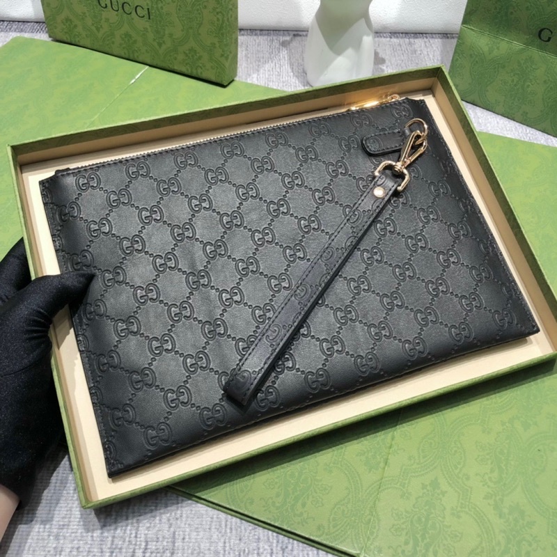 Clutch cầm tay cho nam thương hiệu Gucci GC cao cấp da thật