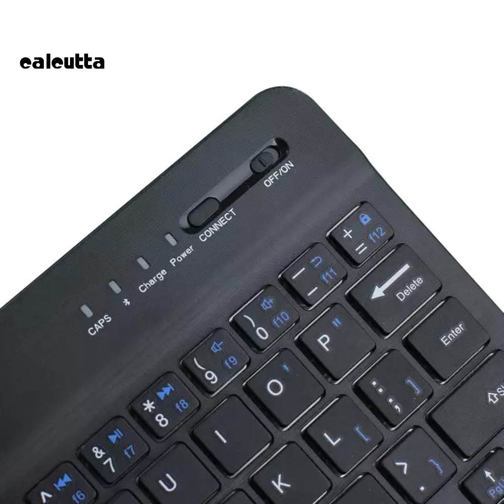 ✡COD✡7/10inch Mini Slim Wireless Bluetooth Keyboard Keypad for Phone Tablet Laptop