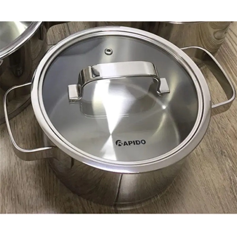 Bộ nồi xửng hấp Rapido, 4 chiếc, inox 304