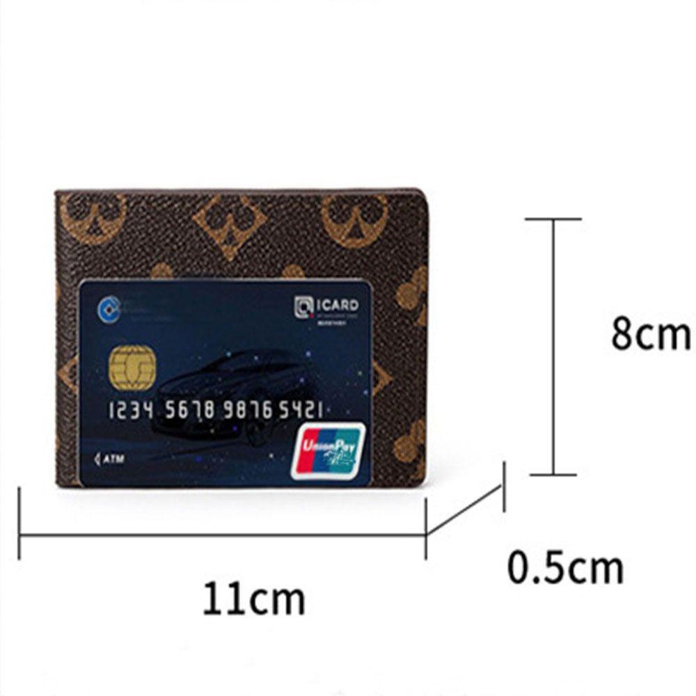 USNOW Ví Da Gập Đựng Tiền, Thẻ Tiện Lợi Giá Đỡ