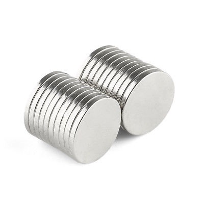 5 viên nam châm siêu mạnh 14x1.5mm - loại nam châm trắng đất hiếm lực hút siêu mạnh